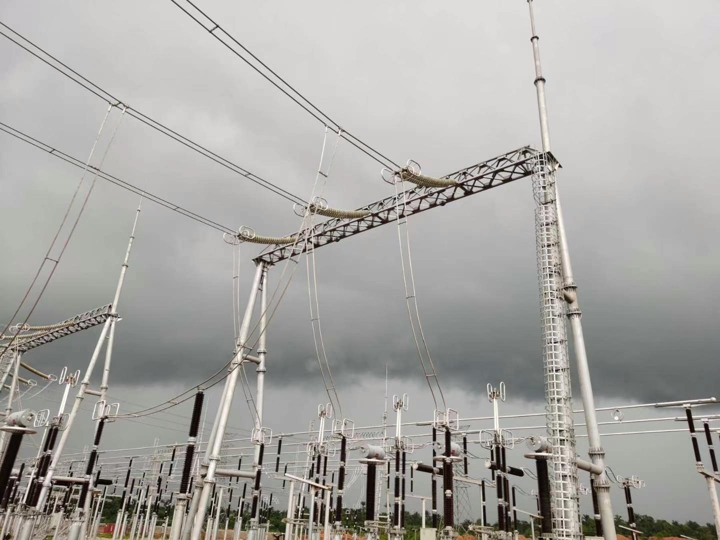 Ajebandele项目升压站断路器调试稳步进行中