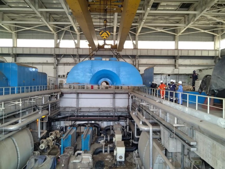 Olorunsogo电站二期汽轮机大修项目如期开展